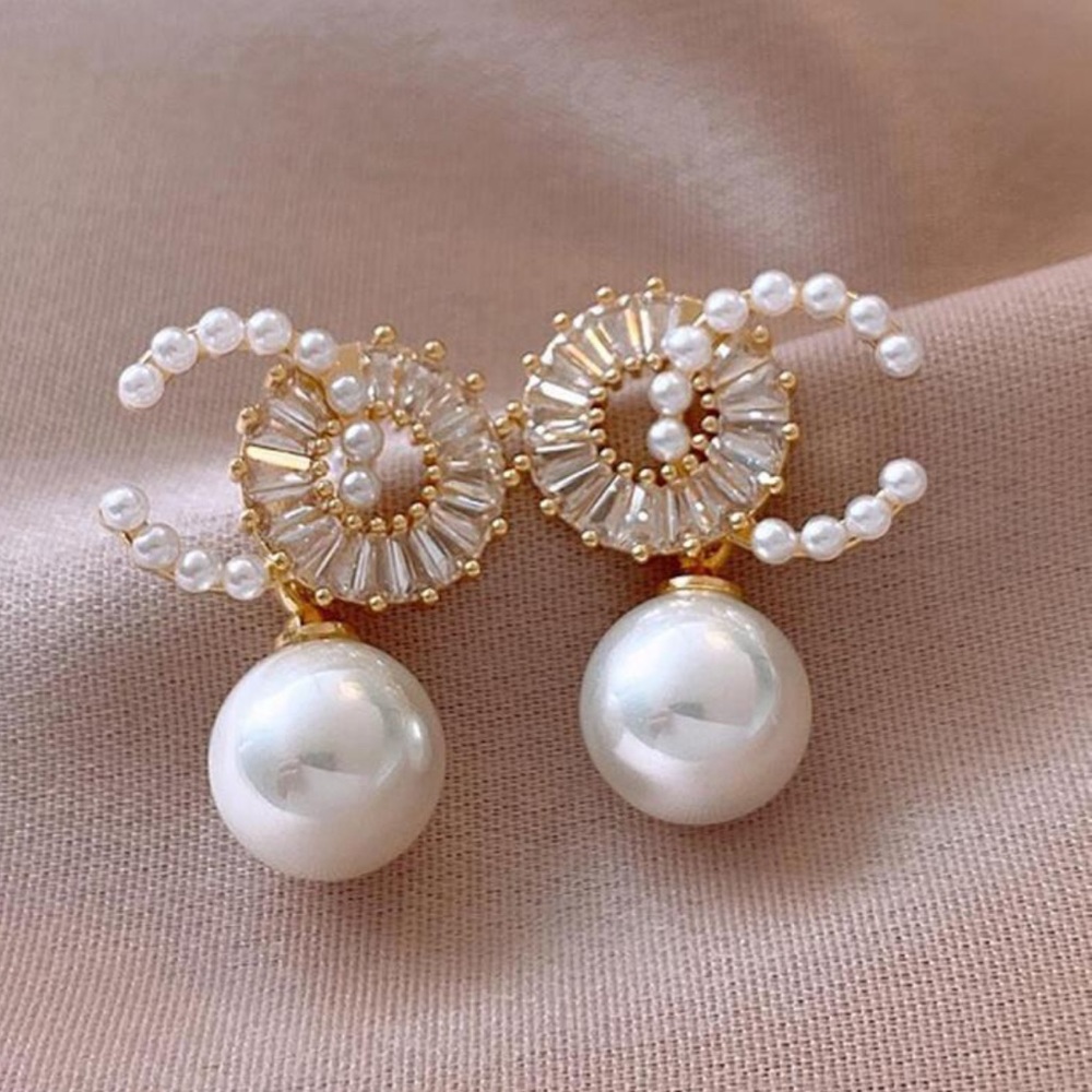 BOGO Pearl & CZ Designer Earrings